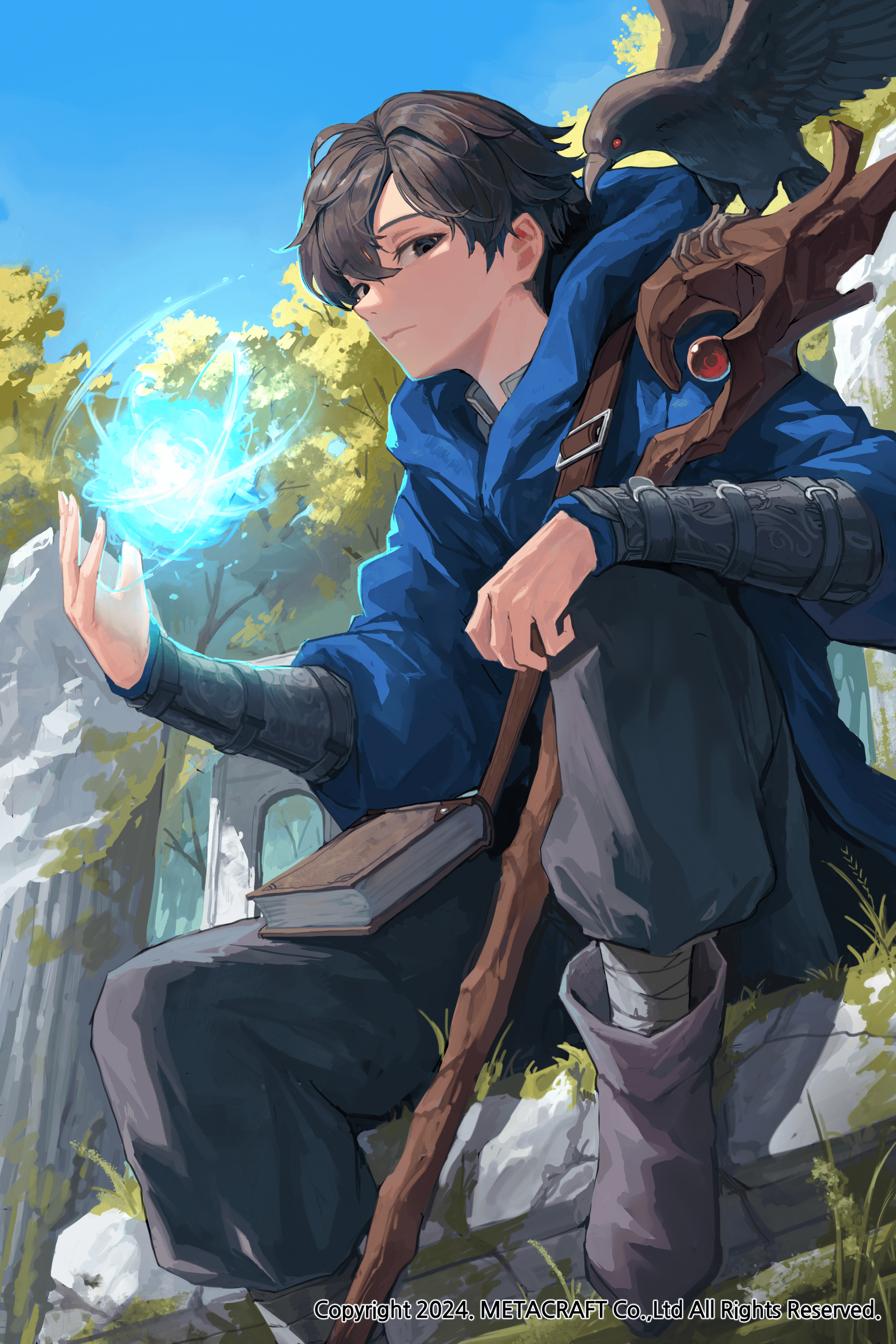 Became a Medieval Fantasy Wizard Bahasa Indonesia Cover